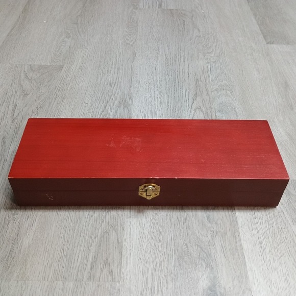 Hampton Silversmiths Stainless Flatware Carving Set In Box Knife Fork - Picture 2 of 6